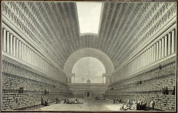 Étienne-Louis Boullée, Deuxième projet pour la Bibliothèque du Roi (1785)