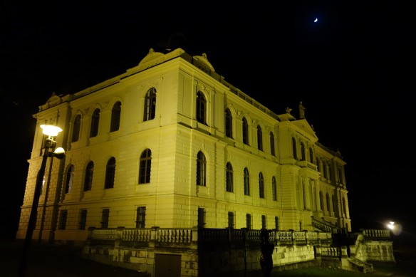 Das Lindenau-Museum - noch ist es Nacht